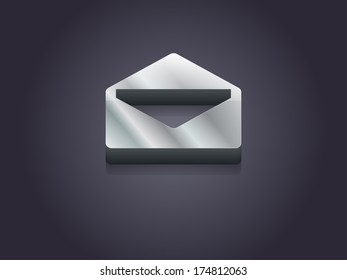 3d Vector illustration of mail icon