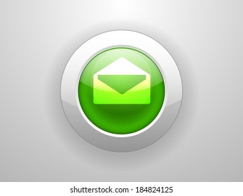 3d Vector illustration of mail icon