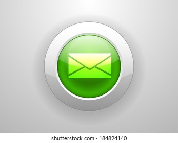 3d Vector illustration of mail icon