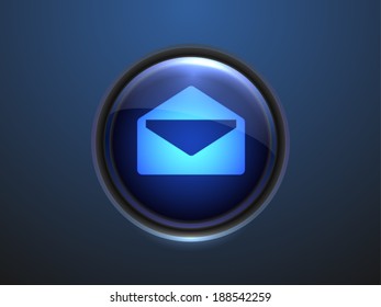 3d Vector illustration of mail icon