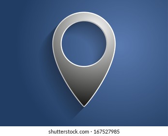 3d Vector illustration of mark icon 