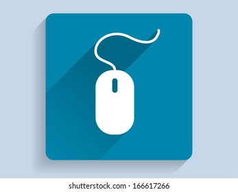 3d Vector illustration of a mouse icon 