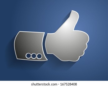 3d Vector illustration of ok icon 