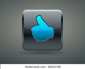3D-Vektorgrafik des OK-Symbols 