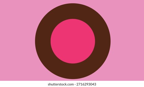 Una Ilustración vectorial 3D de un número cero rosa y un número ocho floral símbolo diseñado como un colorido icono de Botón redondo para un Anuncio de Web creativo o patrón de Fondo de pantalla de logotipo de negocios
