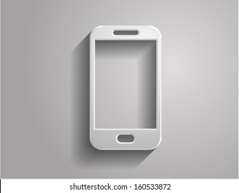 Icono de 3d Vector del smartphone