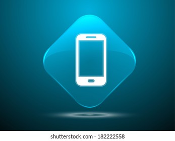 3.d Ilustración vectorial del icono del smartphone