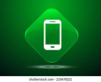 3D-Vektorgrafik des Smartphone-Symbols