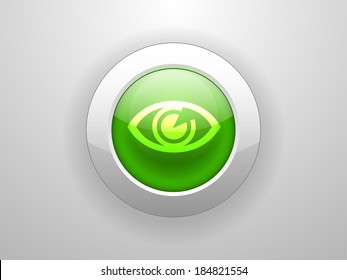 3d Vector illustration of supervision icon