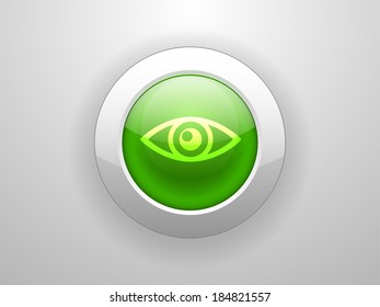 3d Vector illustration of supervision icon