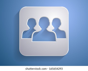 3D-Vektorgrafik des Teamsymbols