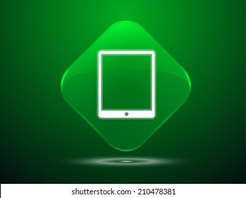 Ilustración vectorial del icono del panel táctil