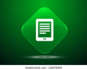 3d Vector illustration of touchpad icon