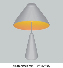3D Vector Lamp Design. This is a creative and concept electric lamp design.