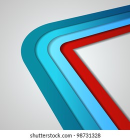 3D vector lines in retro style