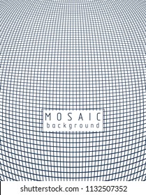 3d vector mesh abstract background, artistic trendy modern illustration of lattice surface.