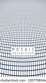 3d vector mesh abstract background, artistic trendy modern illustration of lattice surface.