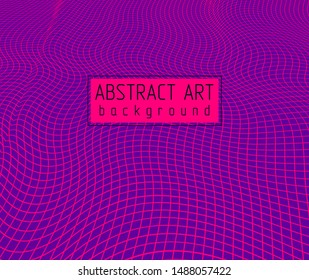 3d vector mesh abstract background, artistic trendy modern illustration of lattice surface.