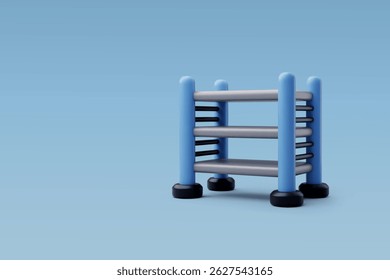 3d Vector Metal shelving unit, Logistic Delivery Service element, Business and logistic concept. Eps 10 Vector.