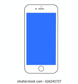 3d vector mobile mockups. Ultra realistic smartphone Cellphone frame with blank screen isolated templates. 3d isometric illustration style