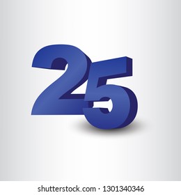3D vector number design