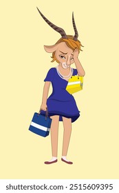 ilustração de caracteres de pessoas vetoriais 3d. 
