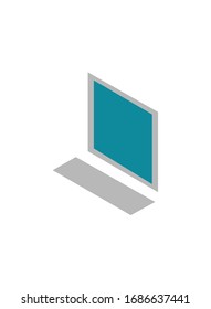 3D vector of a personal computer, technology