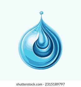 3d vector realistic water object