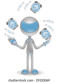 3D Vector Robot: Juggling Time