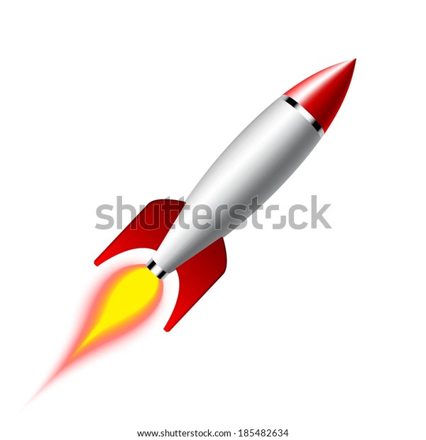 Download 3d Vector Rocket Isolated On White Stock Vector (Royalty ...