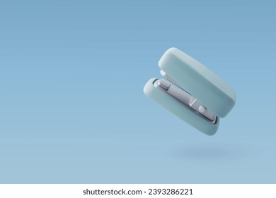 3d Vector Stapler machine, Stationery icons, Office and Business concept. Eps 10 Vector.