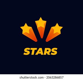 3D Vector Stars Gradient Original
