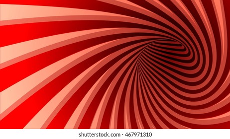 3d vector striped spiral abstract tunnel