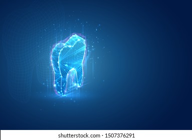 3d vector symbol, volumetric object on a blue background. layout for business and presentation