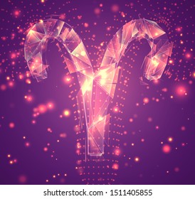 3d vector symbol, volumetric object on a pink background. layout for business and presentation