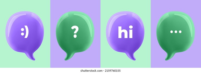 3d vector talking cloud, 3D illustration of speech bubble. Glossy talking cloud bubble high quality vector. Shiny cloud foam vector.