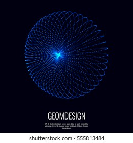 3d vector torus consists of dots.