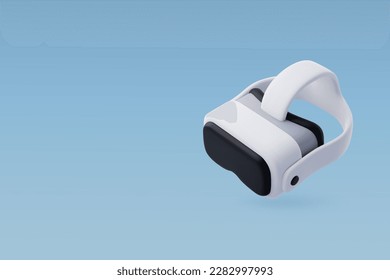 3d Vector Virtual reality glasses, Metaverse technology future 3d, Game concept. Eps 10 Vector