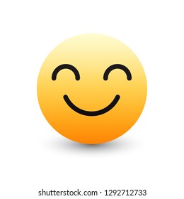 3D Vector Yay Emoticon Icon Design for Social Network Isolated on White Background. Modern Emoji