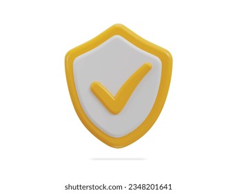 3d verified icon vector illustration