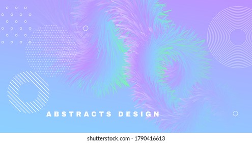 3d Vibrant Background. Pastel Trendy Shape. Vector Geometric Concept. Flow Gradient Movement. Neon Vibrant Background. Graphic Pattern. Color Bright Creative Cover. 3d Vibrant Background.