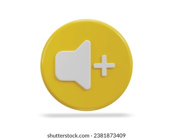 3d volume icon vector illustration