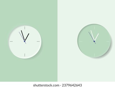 3D Wall Clock,clock showing the time one.