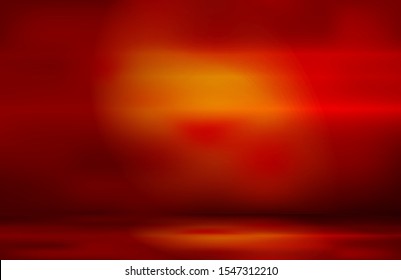 3d warm red golden vector background