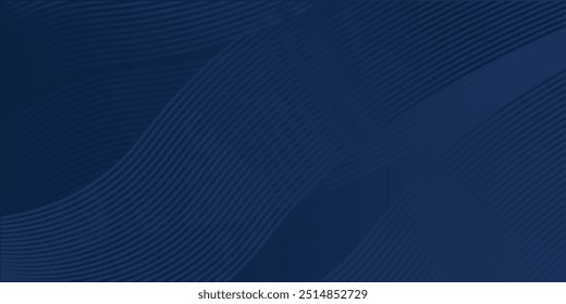 Presentación abstracta de la onda 3D Ilustración vectorial de fondo de lujo