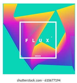 3D Wave Background. Dynamic Effect. Abstract Vector Illustration. Design Template. Modern Pattern.