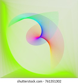 3d wave background dynamic flux