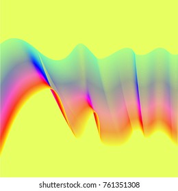 3d wave background dynamic flux
