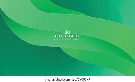 3d wave  colorful shapes composition. Trendy gradients. Cool background design for banner, landing page, cover, UI, flare, posters.Abstract background. EPS 10