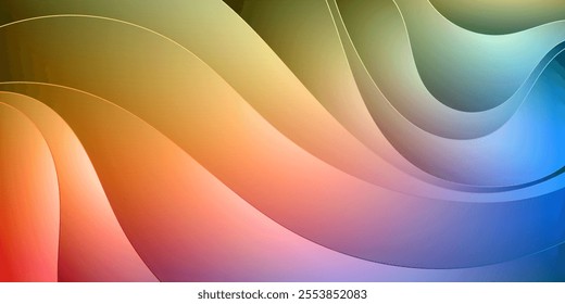 3d wave gradient background  This design becomes more interesting with the 3D appearance which makes it look very attractive.